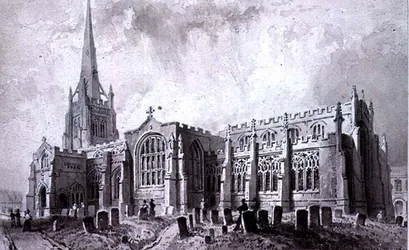 Saint-Jean-Baptiste, Thaxted, Essex, vue du sud-ouest